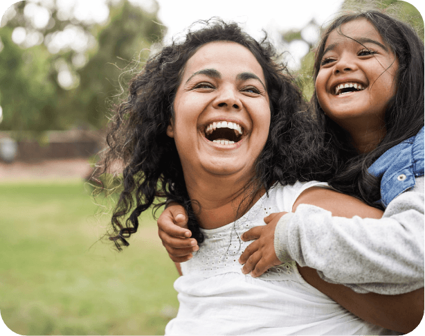 mother and daughter